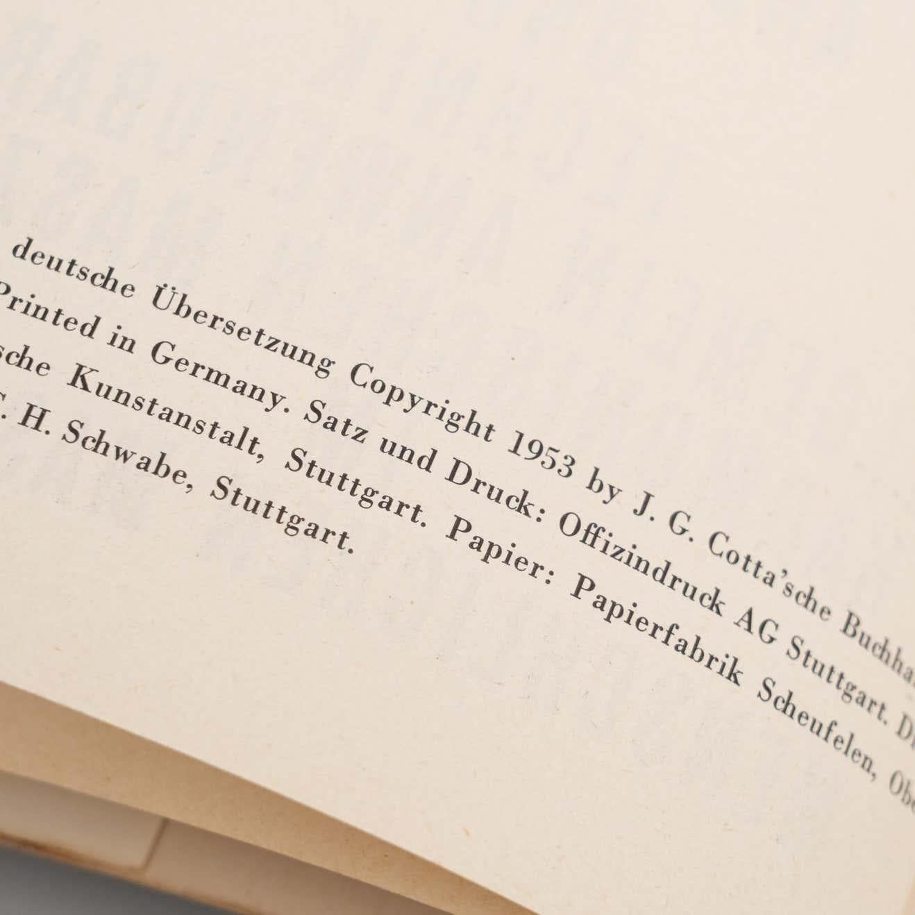 Le Corbusier Der Modulor Book, 1956 For Sale 6