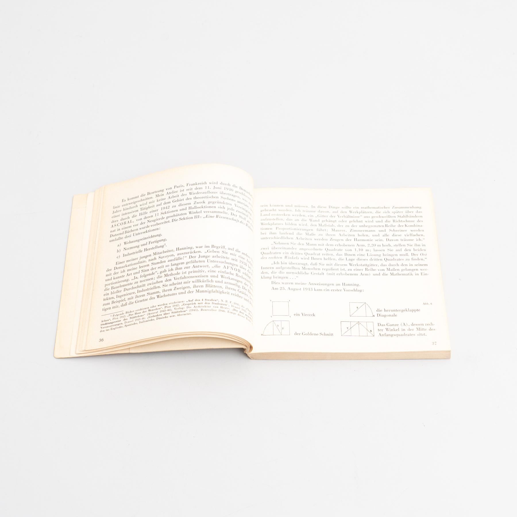 Le Corbusier Der Modulor Book, 1956 en vente 9