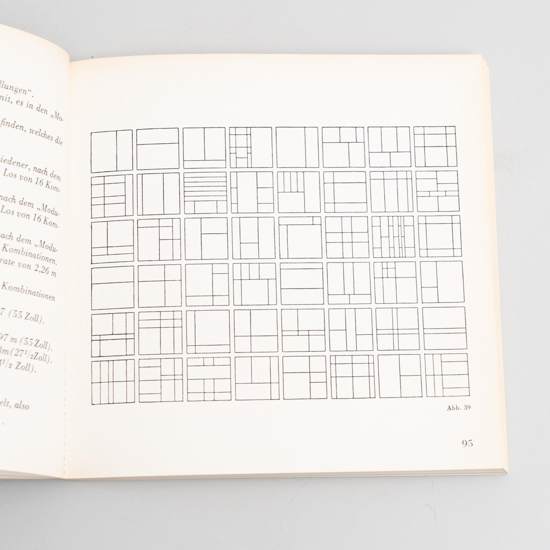 Le Corbusier Der Modulor Book, 1956 For Sale 9