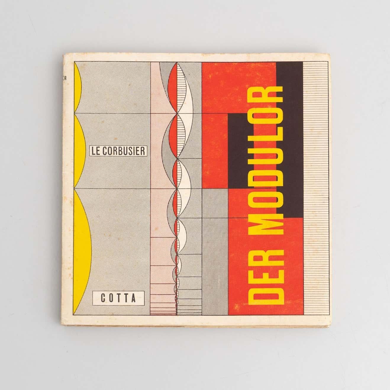 Mid-Century Modern Le Corbusier Der Modulor Book, 1956 For Sale