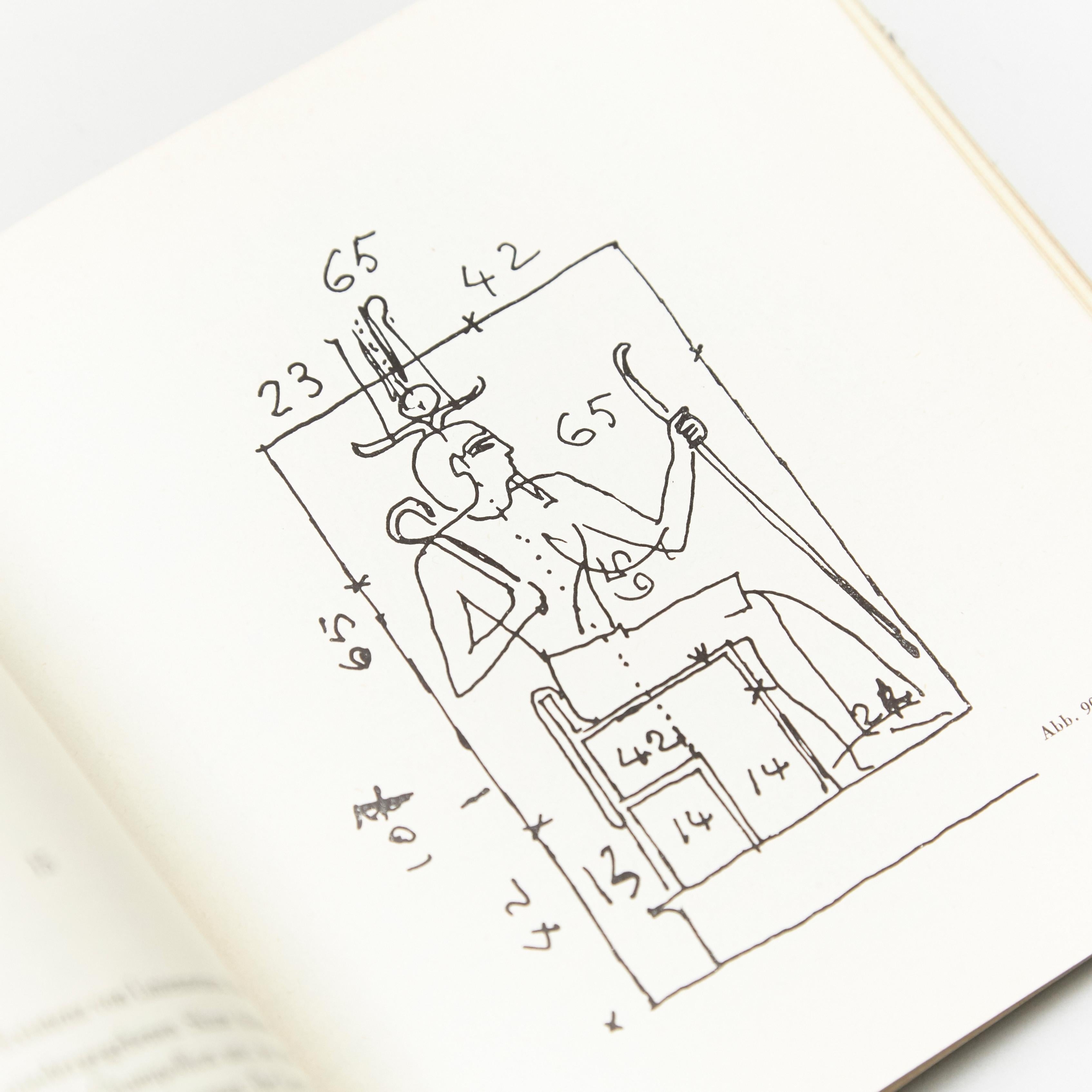 Mid-Century Modern Le Corbusier Der Modulor Book, 1956