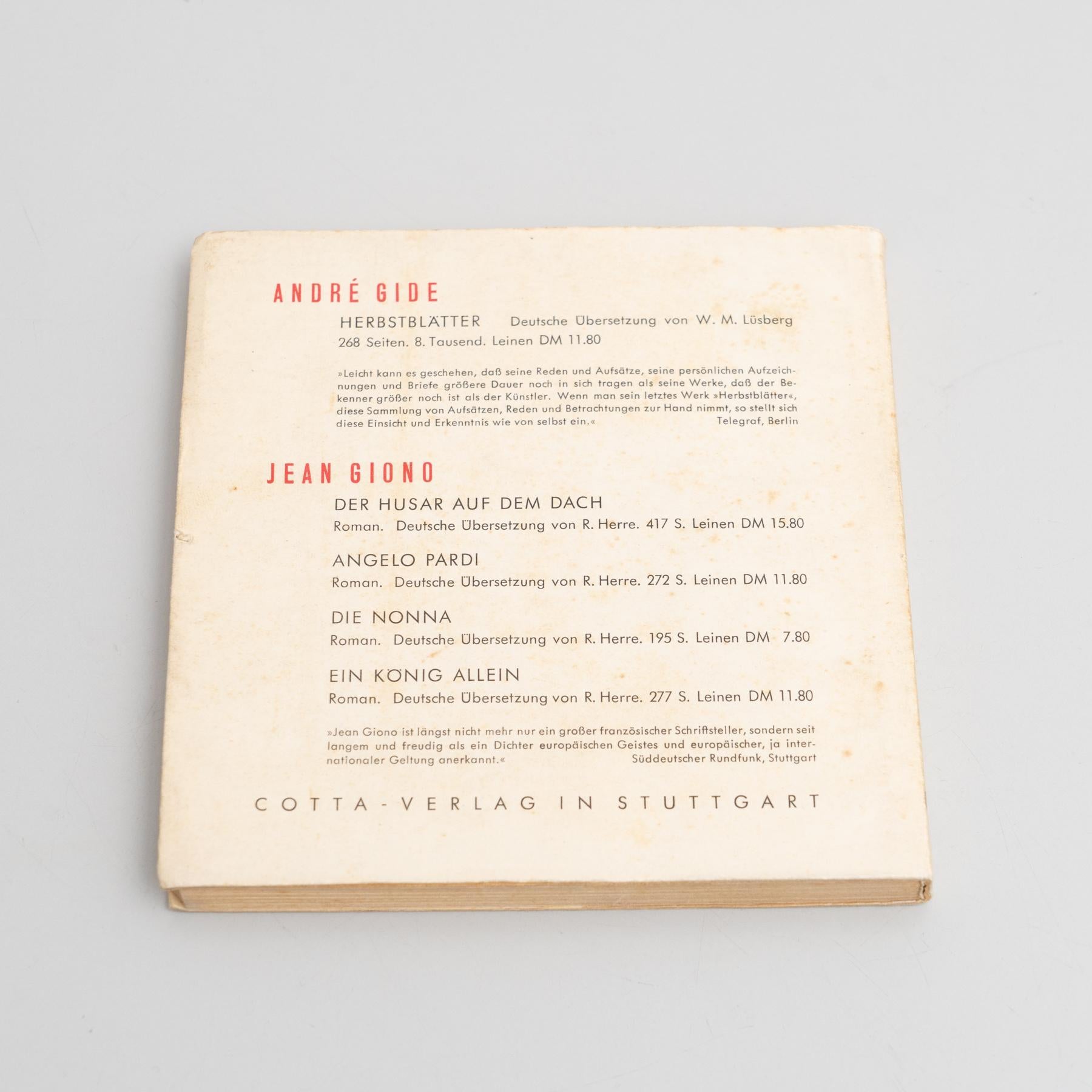 French Le Corbusier Der Modulor Book, 1956