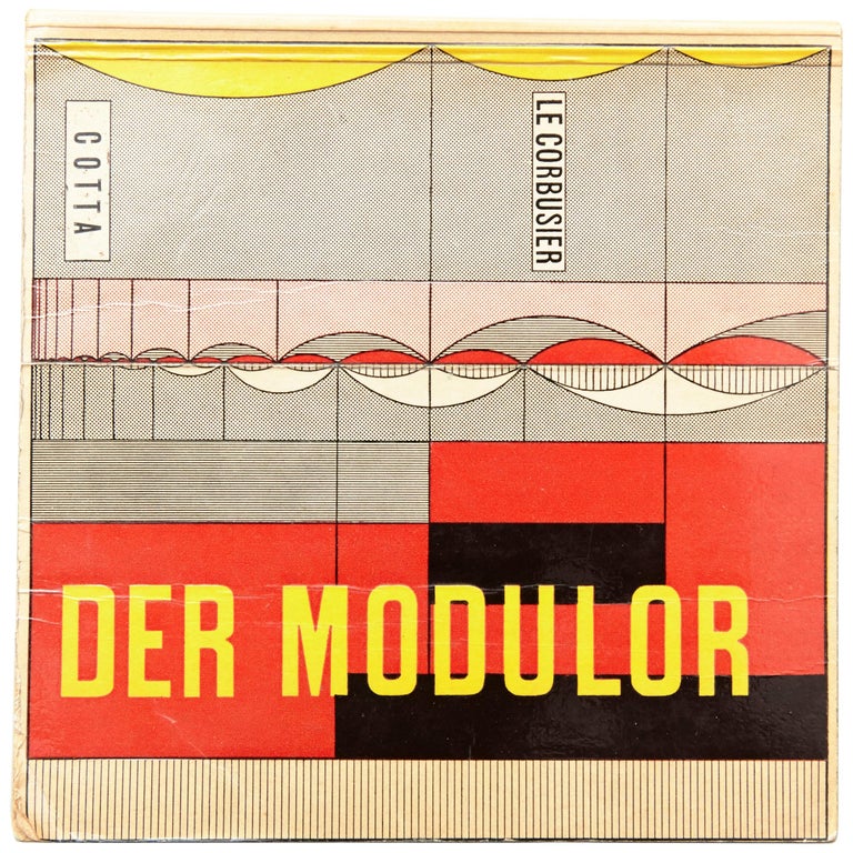 Le Corbusier Der Modulor Book, 1956 For Sale
