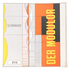 Vintage Le Corbusier Der Modulor Book, 1956