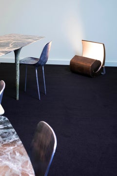 Monumental Le Corbusier 'Escargot' Sculptural Cast Brass Floor Lamp for Nemo