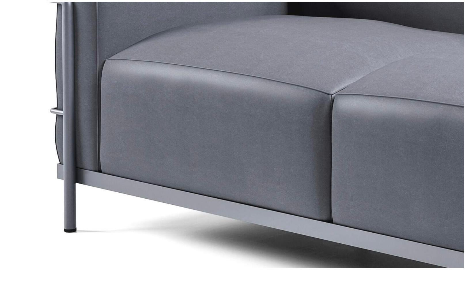 Le Corbusier Fauteuil Grand Confort, Grand Modèle Deux Places Durable en vente 4