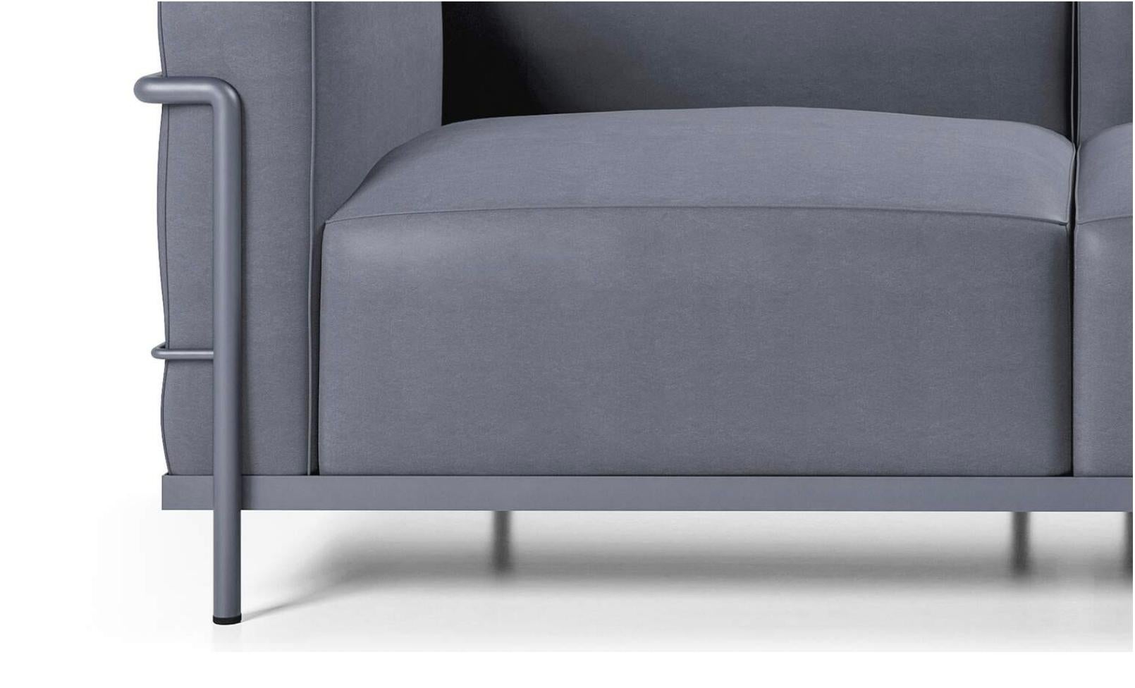 Le Corbusier Fauteuil Grand Confort, Grand Modèle Deux Places Durable en vente 5