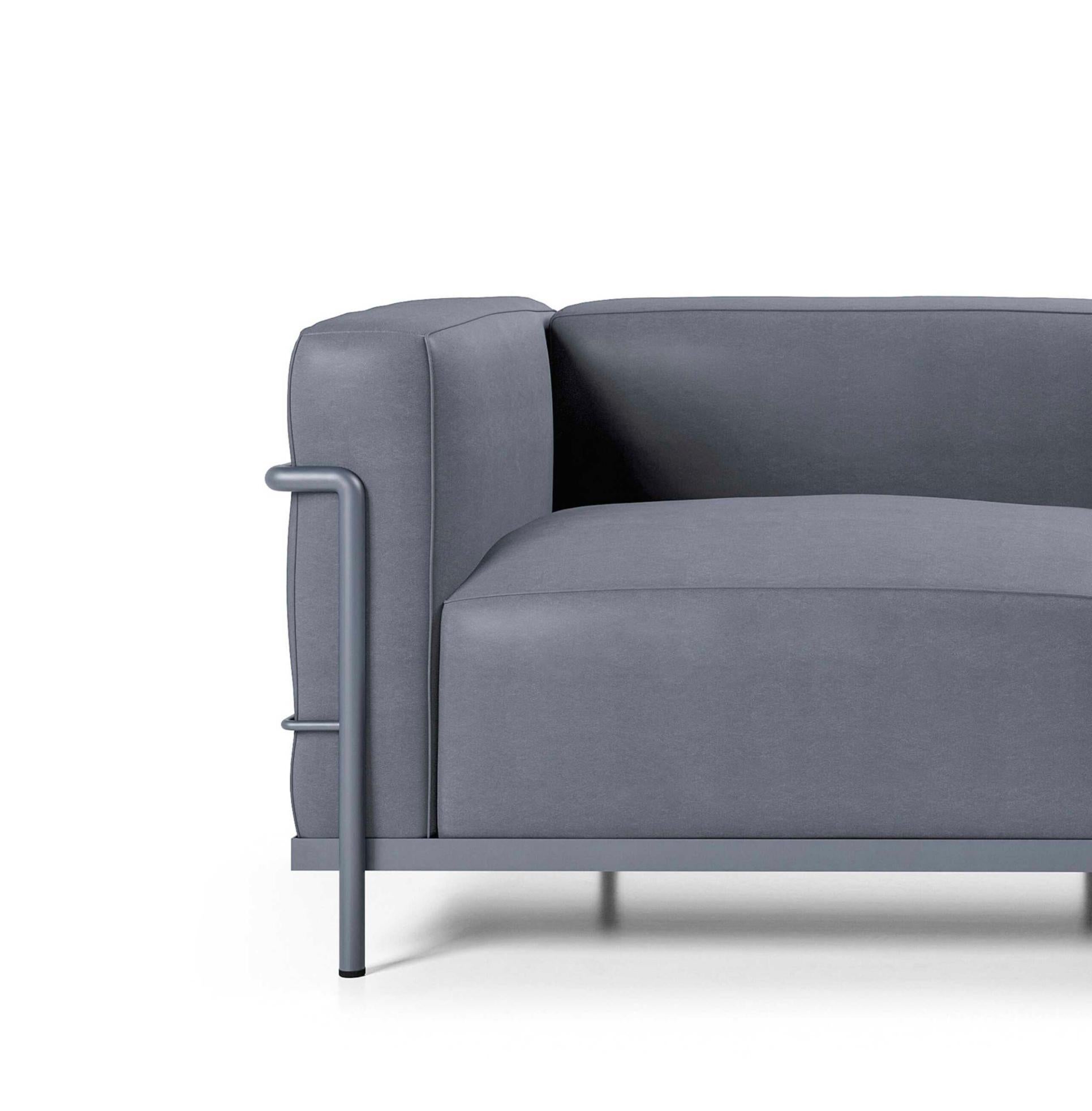 Le Corbusier Fauteuil Grand Confort, Grand Modèle Deux Places Durable en vente 2