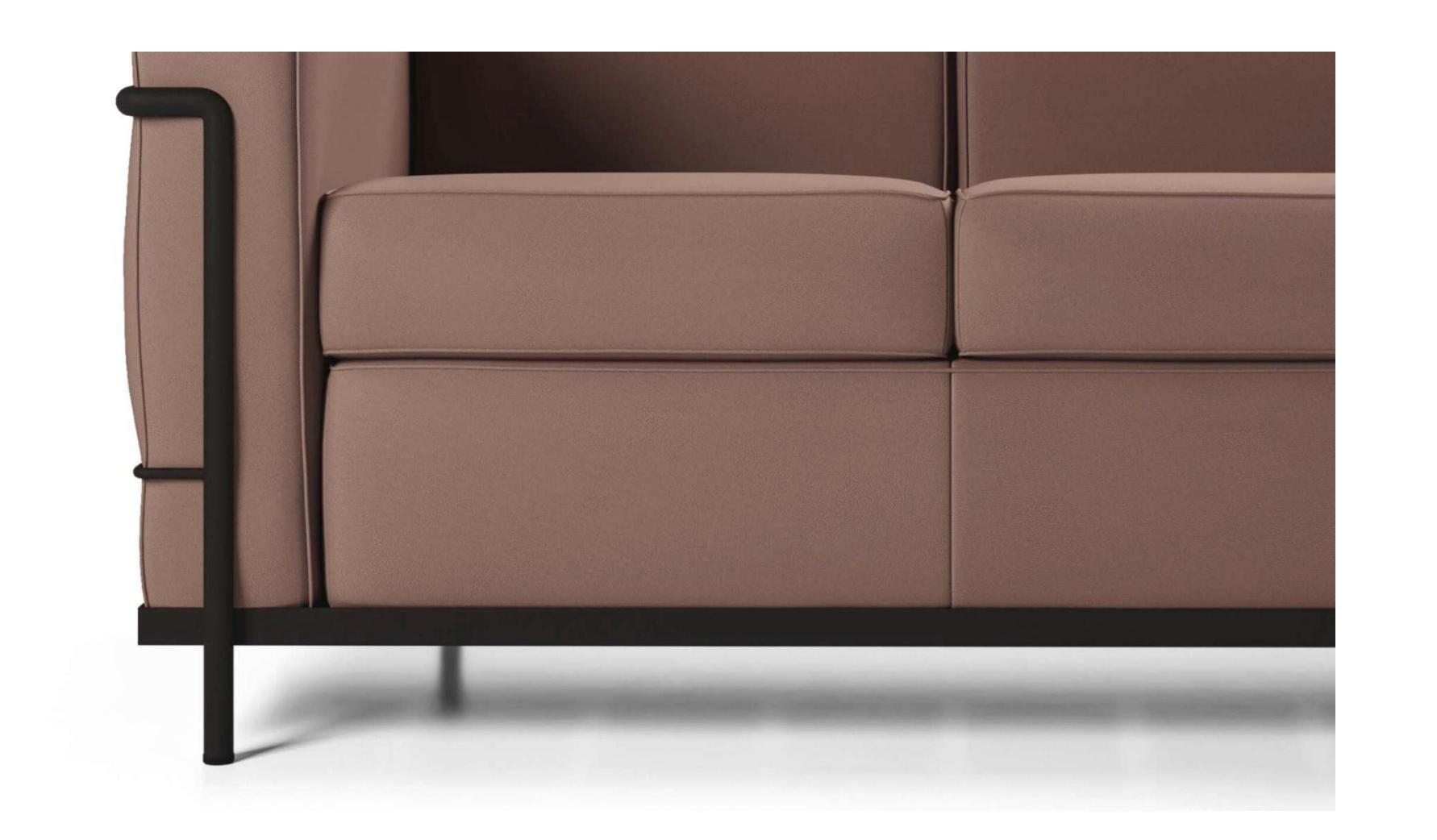 Le Corbusier Fauteuil Grand Confort, Petit Modèle, Deux Places, Durable en vente 1