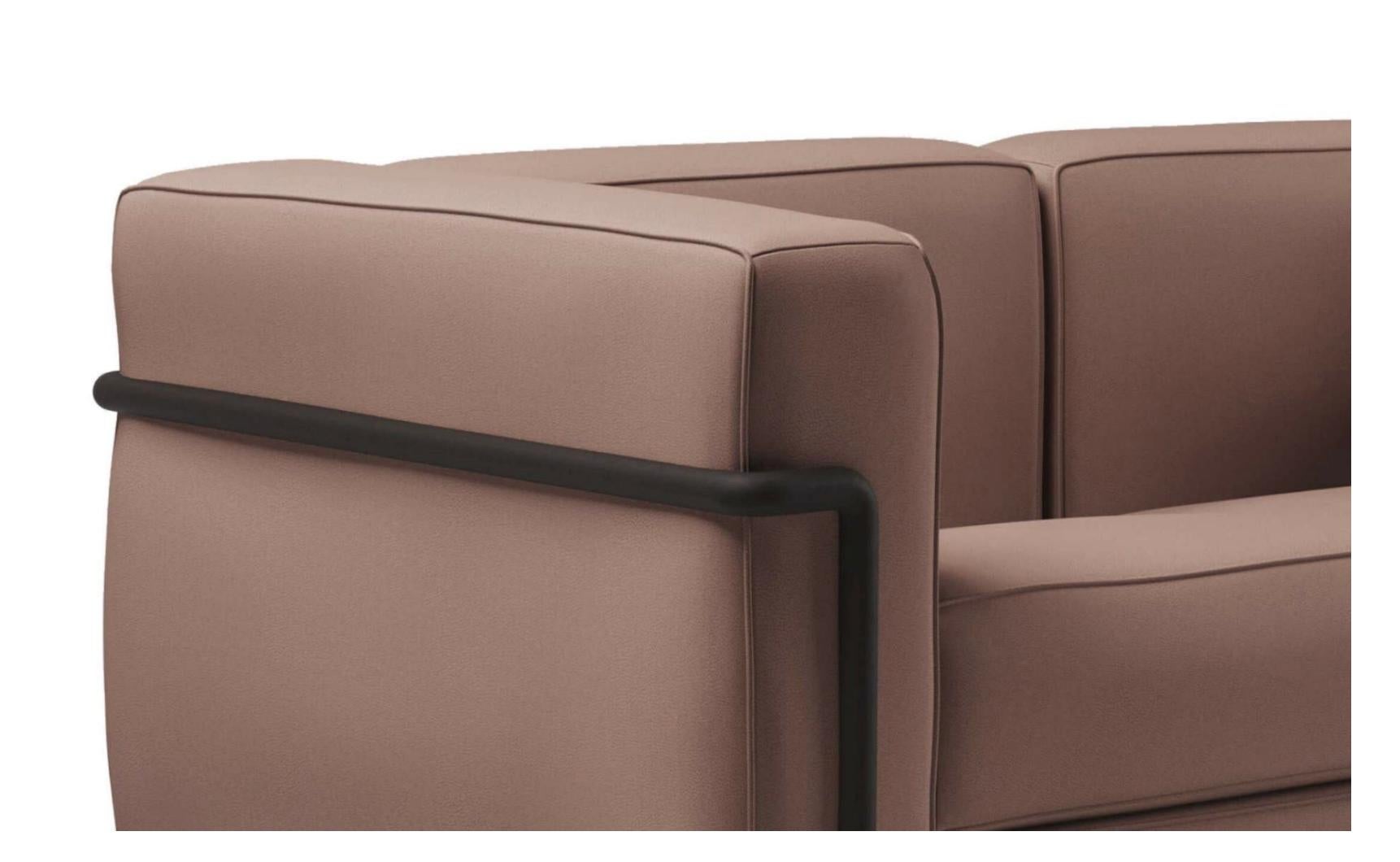 Le Corbusier Fauteuil Grand Confort, Petit Modèle, Deux Places, Durable en vente 2