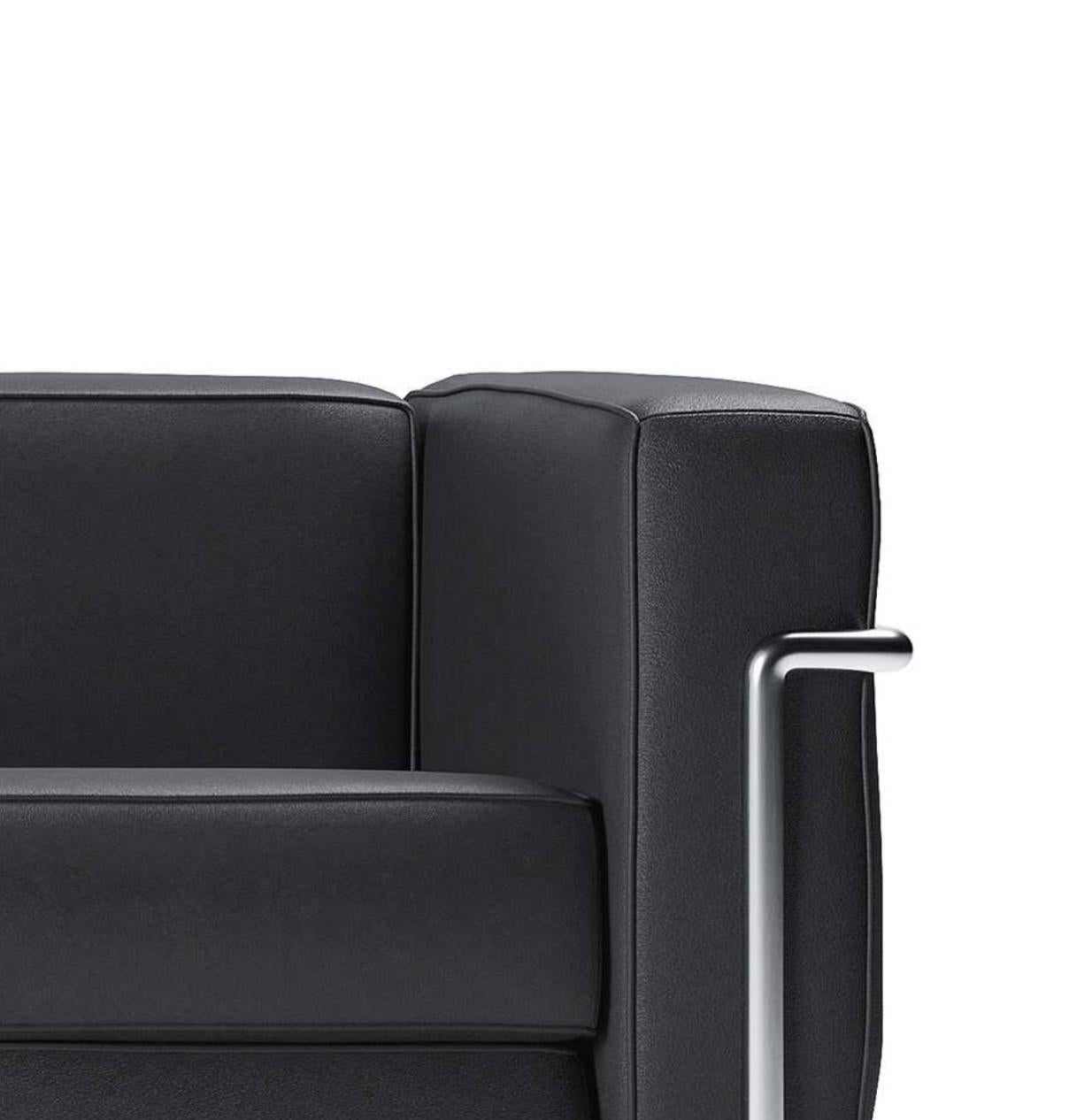 Le Corbusier Fauteuil Grand Confort, Petit Modèle, Trois Places, Sofá Duradero en venta 1