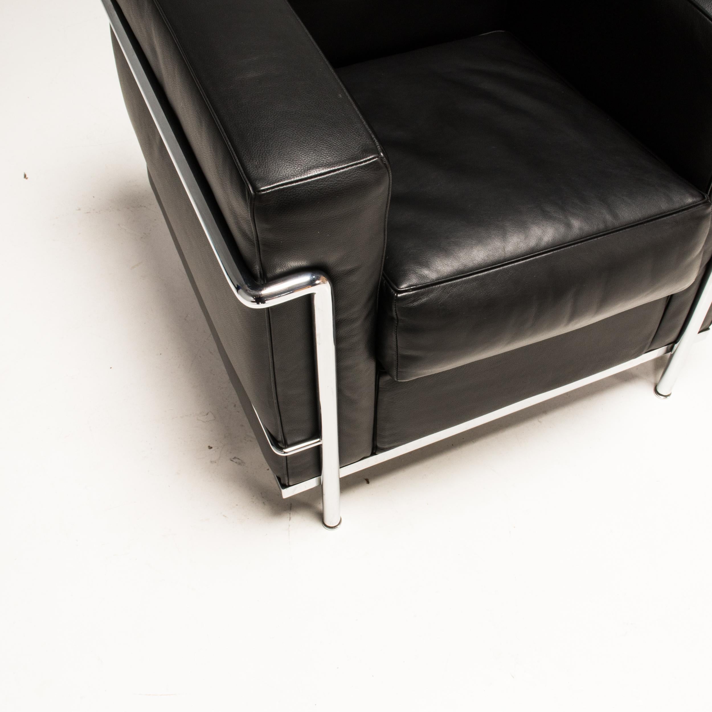 Le Corbusier for Cassina LC2 Leather Armchair 2