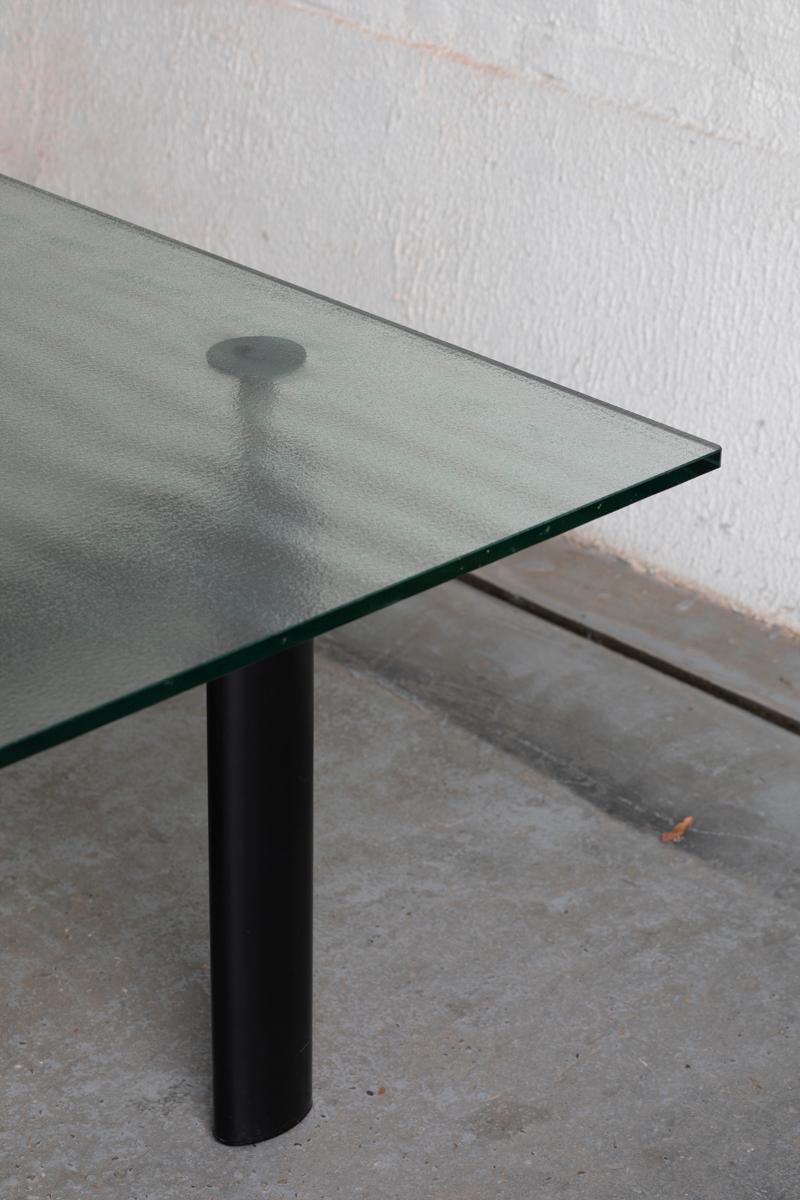 Le Corbusier for Cassina LC6 Dining Table, Italy 1980s In Good Condition In Antwerpen, BE