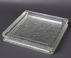 Le Corbusier for Lumax Mid-Century Modern Glass Catchall Bowl, circa 1950