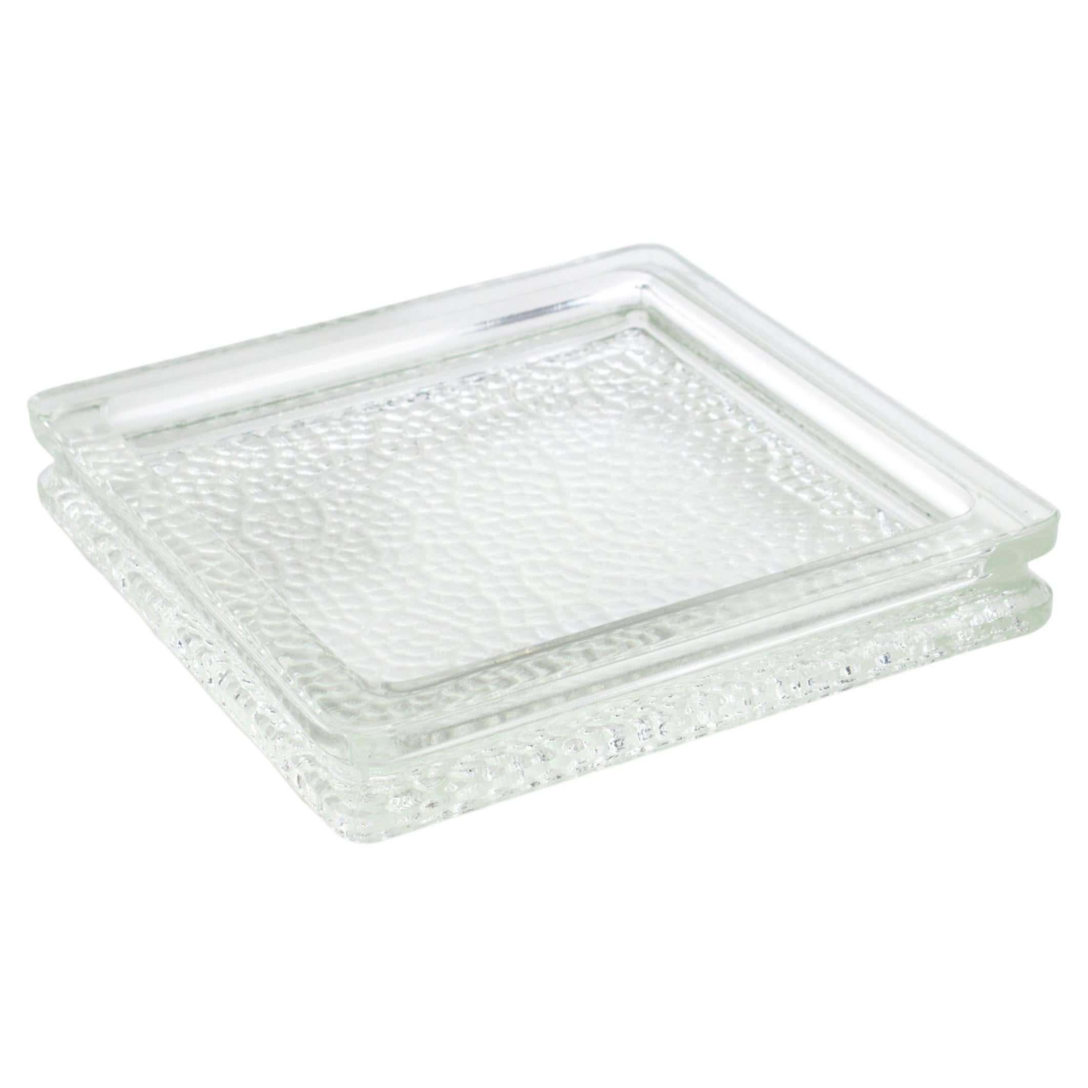 Le Corbusier for Lumax Mid-Century Modern Glass Catchall Bowl, circa 1950