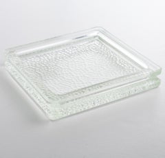 Le Corbusier for Lumax Mid-Century Modern Glass Catchall Bowl, circa 1950