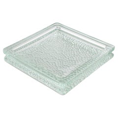 Le Corbusier for Lumax Mid-Century Modern Glass Catchall Bowl, Desk Tidy