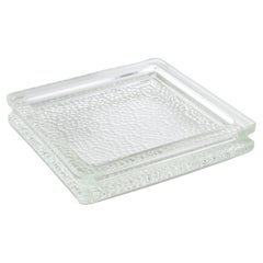 Le Corbusier for Lumax Mid-Century Modern Glass Catchall Bowl, Desk Tidy
