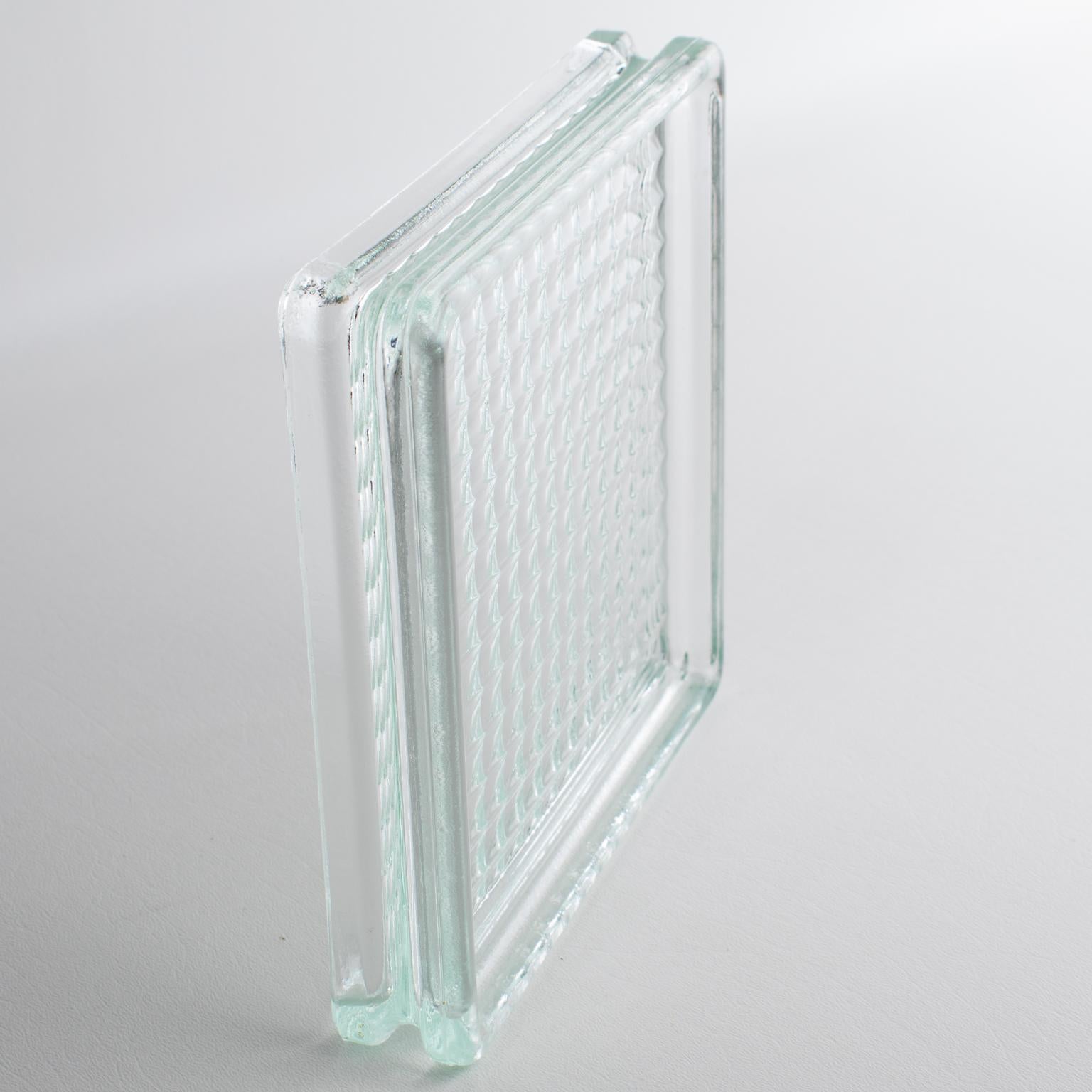 Le Corbusier per Lumax - Riordino da scrivania in vetro moderno di metà secolo, ciotola di raccolta in vendita 4