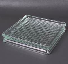 Le Corbusier for Lumax Mid-Century Modern Glass Desk Tidy, Catchall Bowl