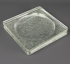 Le Corbusier for Lumax Mid-Century Modern Glass Desk Tidy, Catchall Bowl