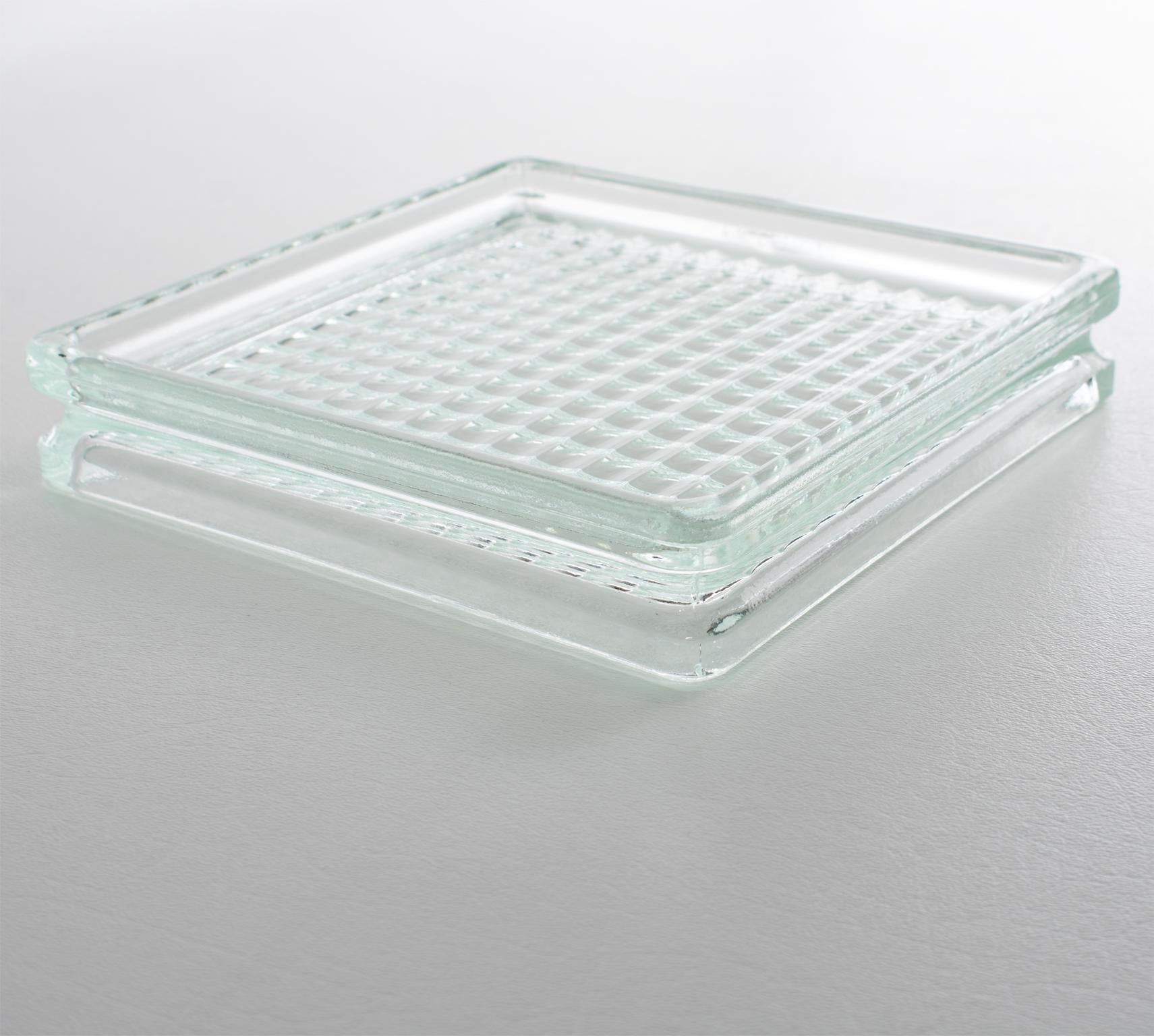 Vetro Le Corbusier per Lumax - Riordino da scrivania in vetro moderno di metà secolo, ciotola di raccolta in vendita