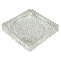 Le Corbusier for Lumax Mid-Century Modern Glass Desk Tidy, Catchall Bowl