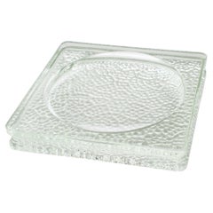 Le Corbusier for Lumax Mid-Century Modern Glass Desk Tidy, Catchall Bowl