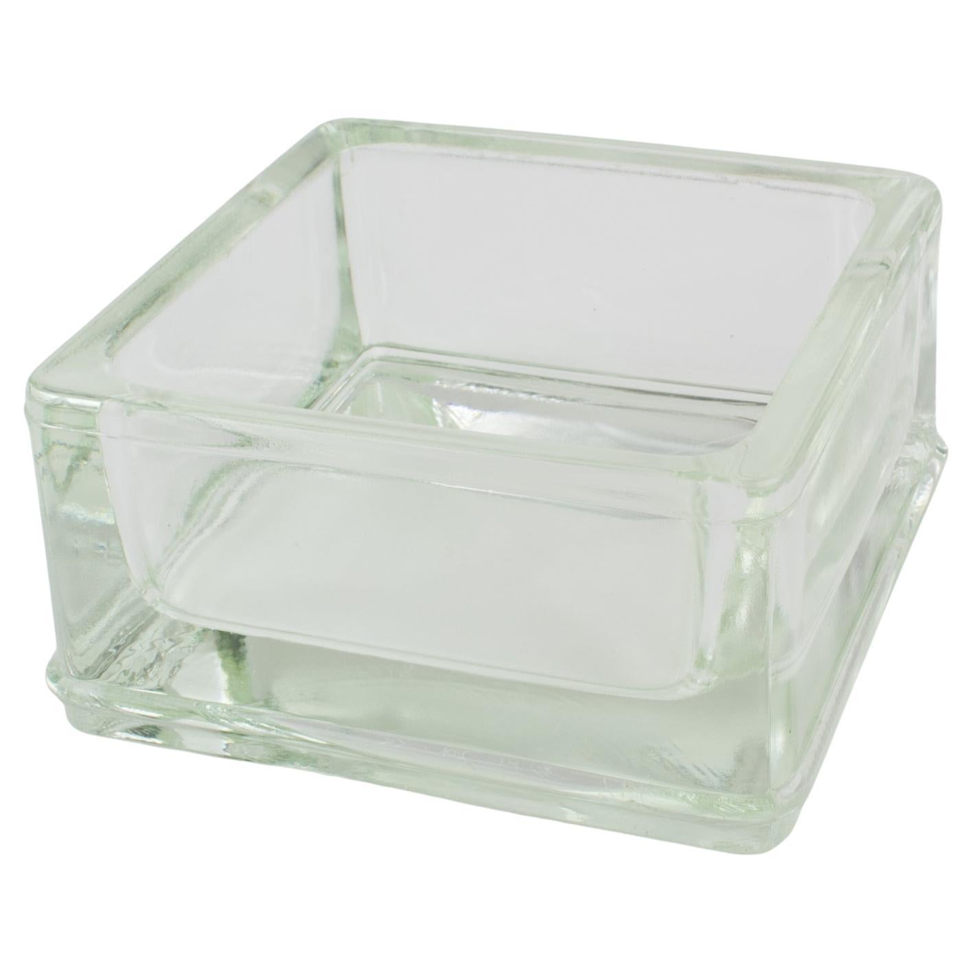Le Corbusier for Lumax Modernist Glass Desk Tidy Catchall