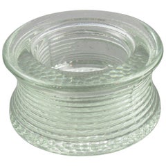 Le Corbusier for Lumax Modernist Molded Glass Desk Accessory Catchall