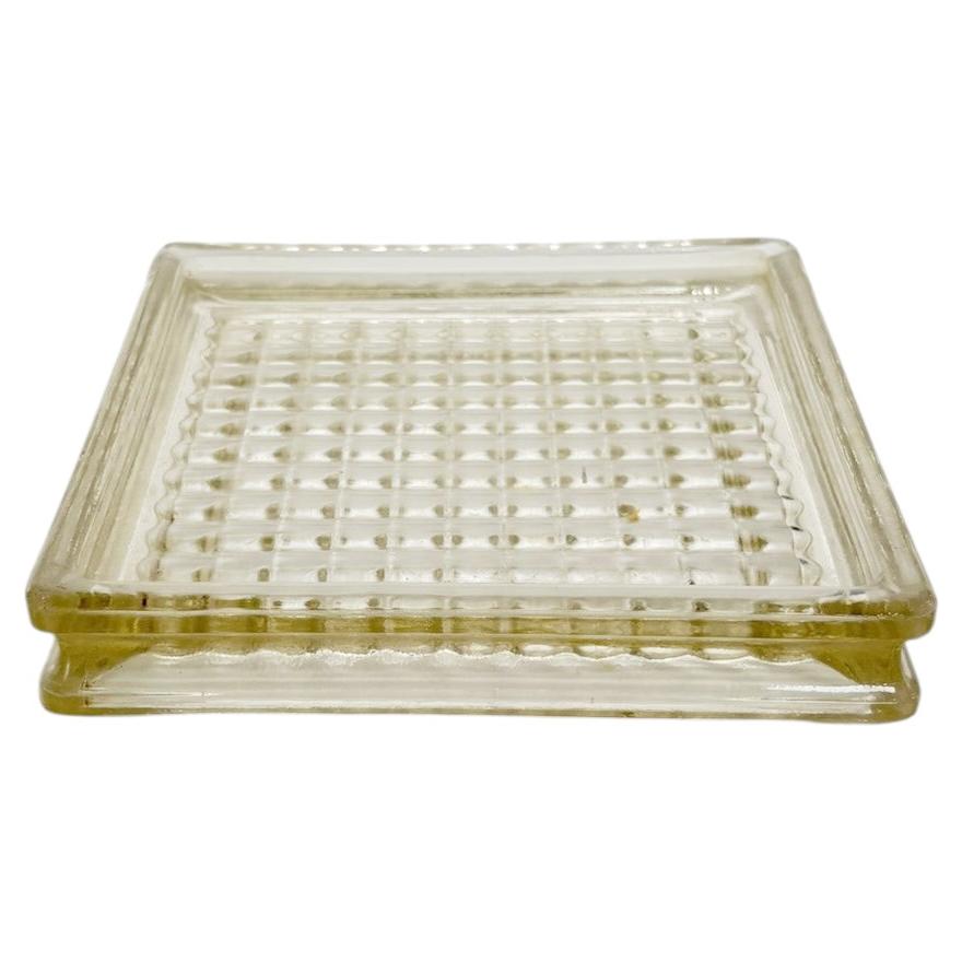 Le Corbusier Glass Ashtray, France, 1930s