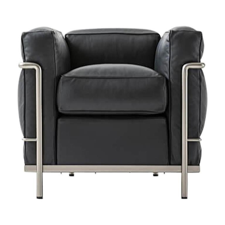 Le Corbusier, Jeanneret, Charlotte Perriand LC3 Fauteuil by Cassina For Sale