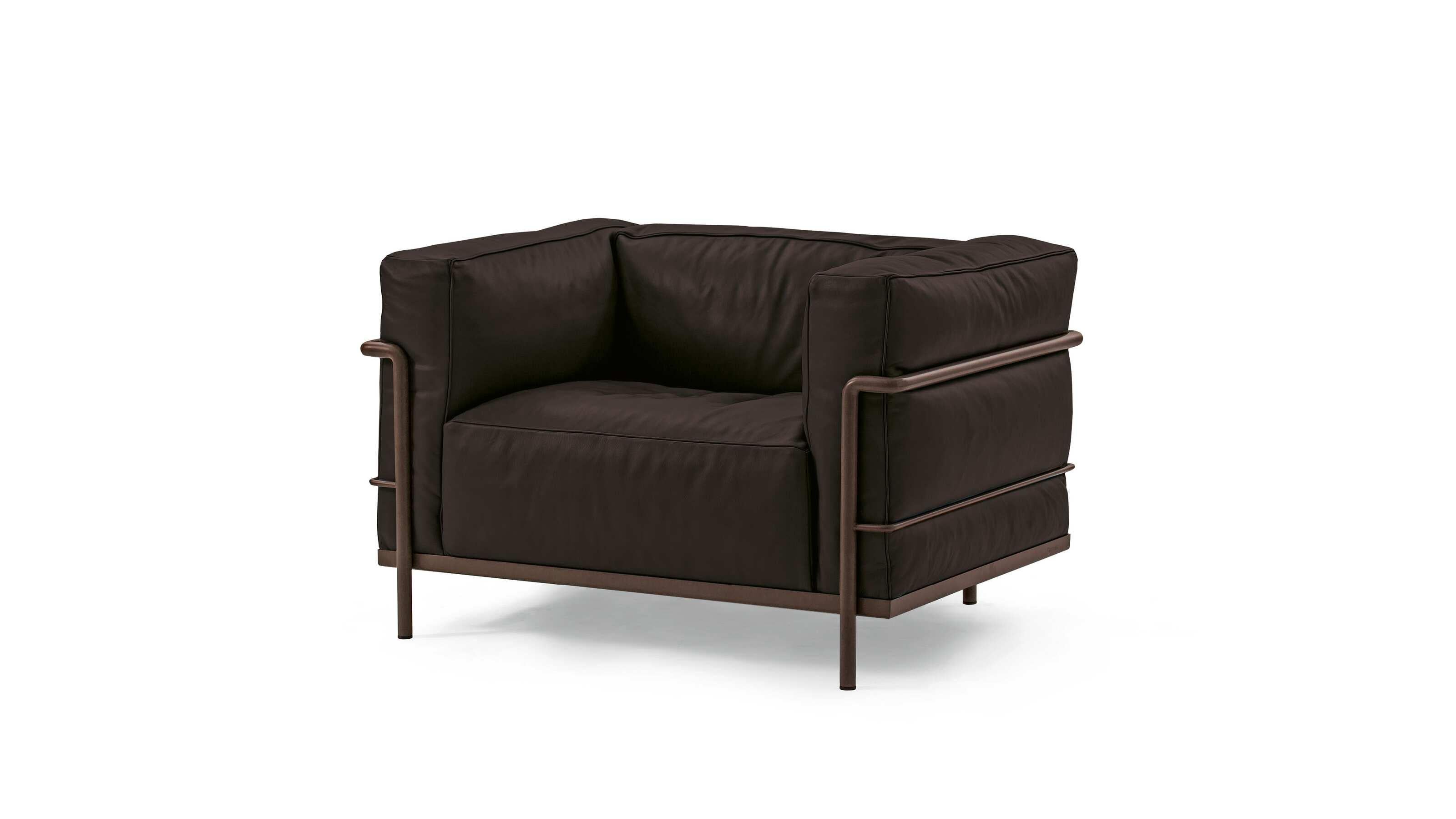 Le Corbusier, Jeanneret, Charlotte Perriand LC3 Fauteuil Grand Confort Moderno de mediados de siglo en venta