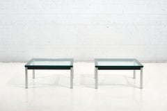 Le Corbusier LC 10 for Cassina Side Tables, Italy, 1970