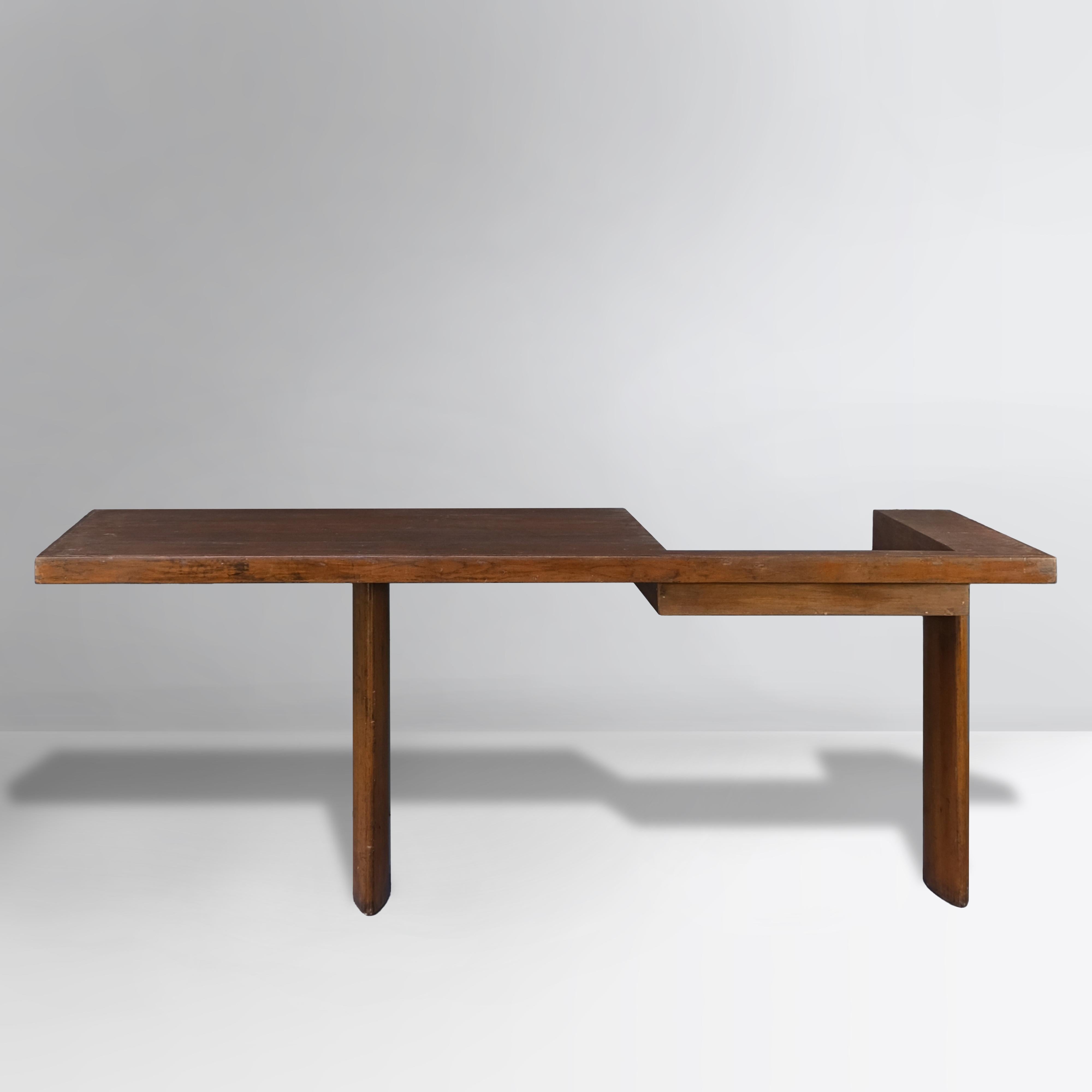 Indian Le Corbusier LC/BD-01-A Ahmedabad Console Desk / Authentic Mid-Century Modern For Sale