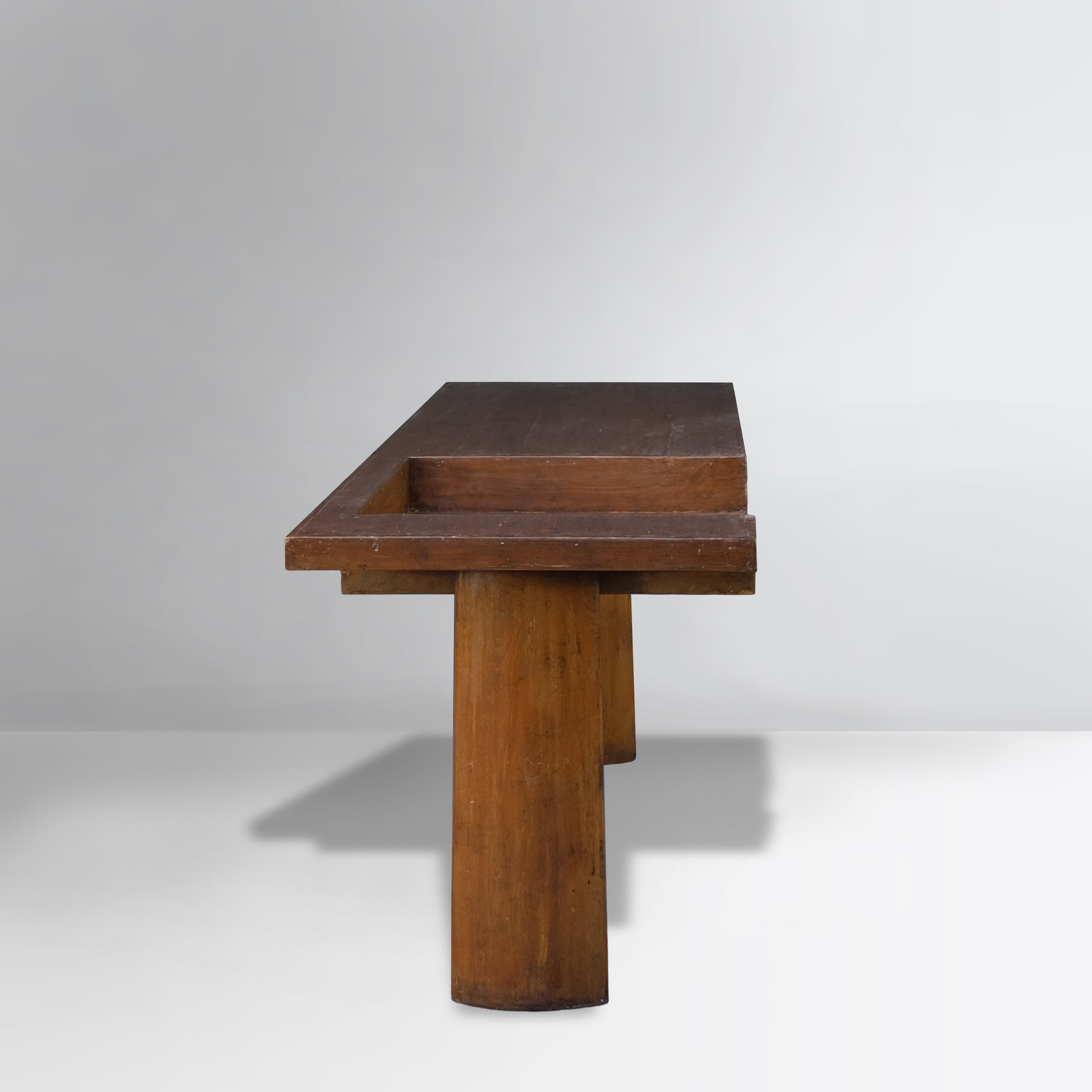 20th Century Le Corbusier LC/BD-01-A Ahmedabad Console Desk / Authentic Mid-Century Modern For Sale