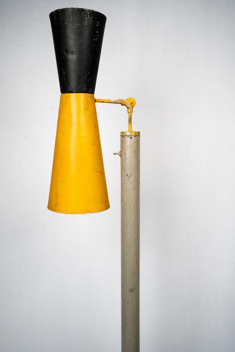 Le Corbusier LC-LU-02-A Lampe/ Echte Stehleuchte Diabolo im Angebot 2