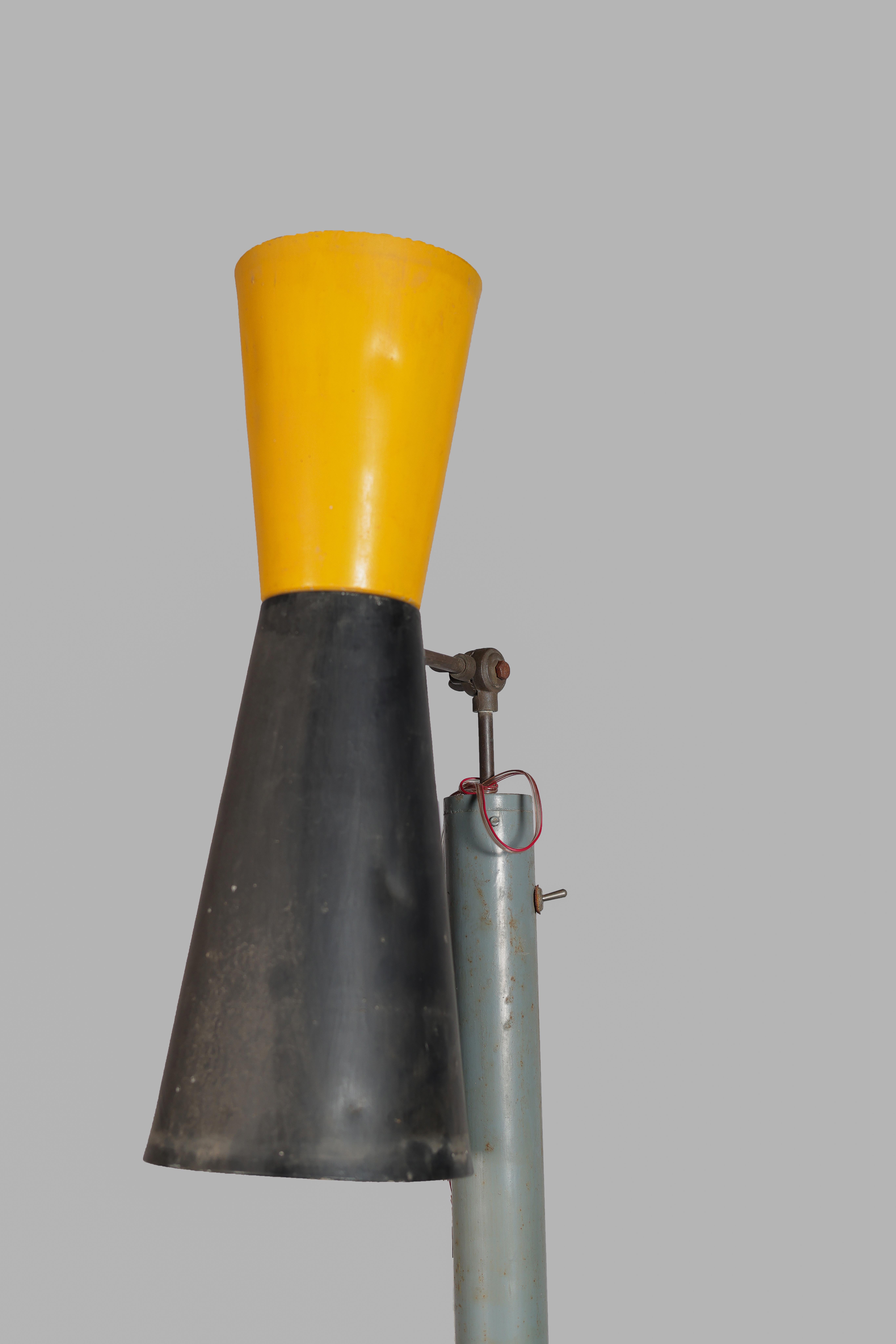 Mid-Century Modern Le Corbusier LC-LU-02-A Lamp/ Authentic Floor Diabolo Lamp