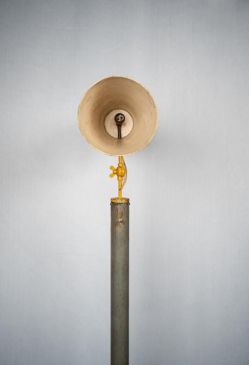Lacquered Le Corbusier LC-LU-02-A Lamp/ Authentic Floor Diabolo Lamp For Sale