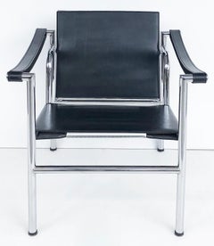 Le Corbusier LC1 Basculant Chairs by Charlotte Perriand and Pierre Jeanneret