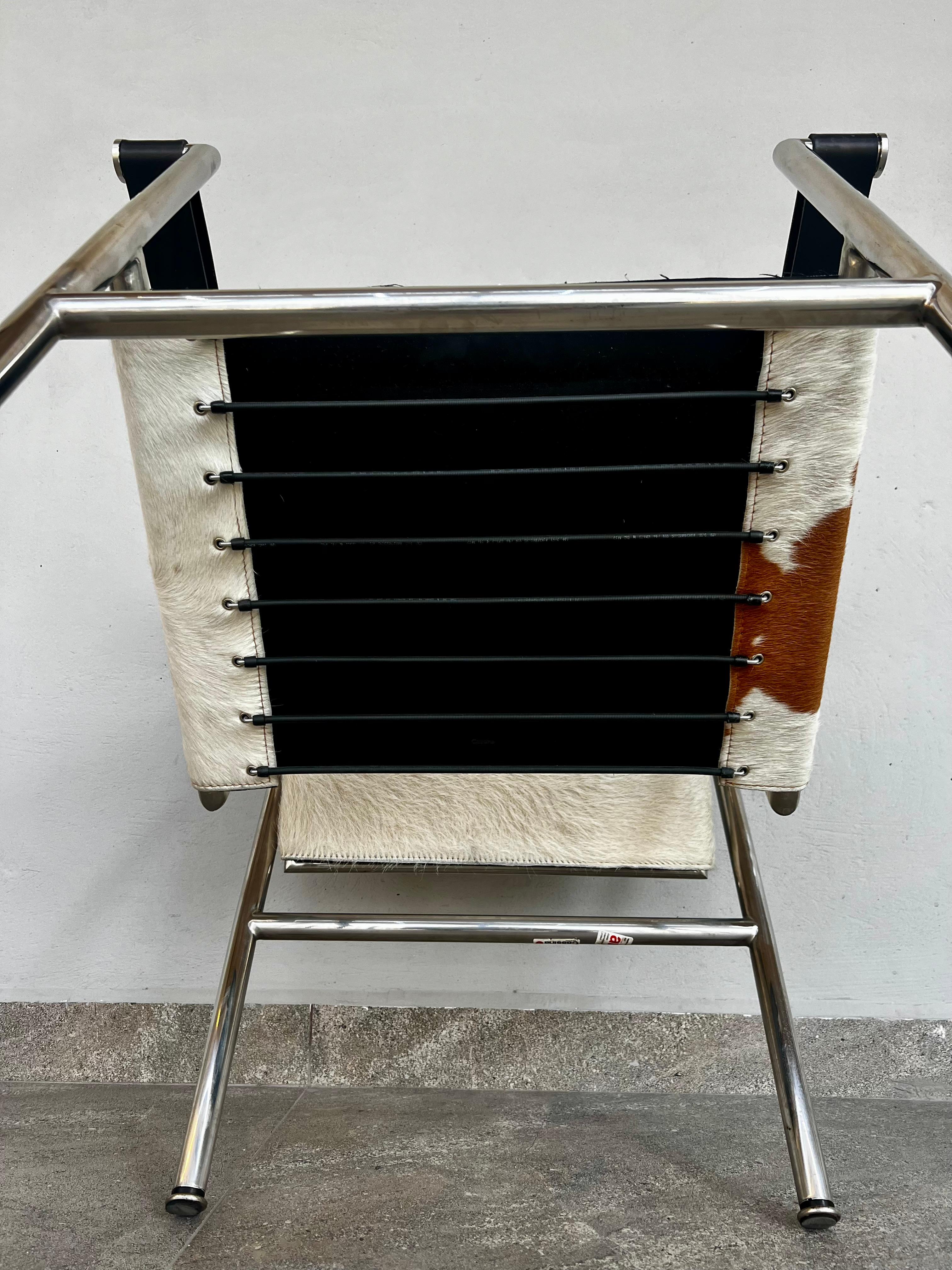 Late 20th Century Le Corbusier LC1 Sling Chair, Cassina