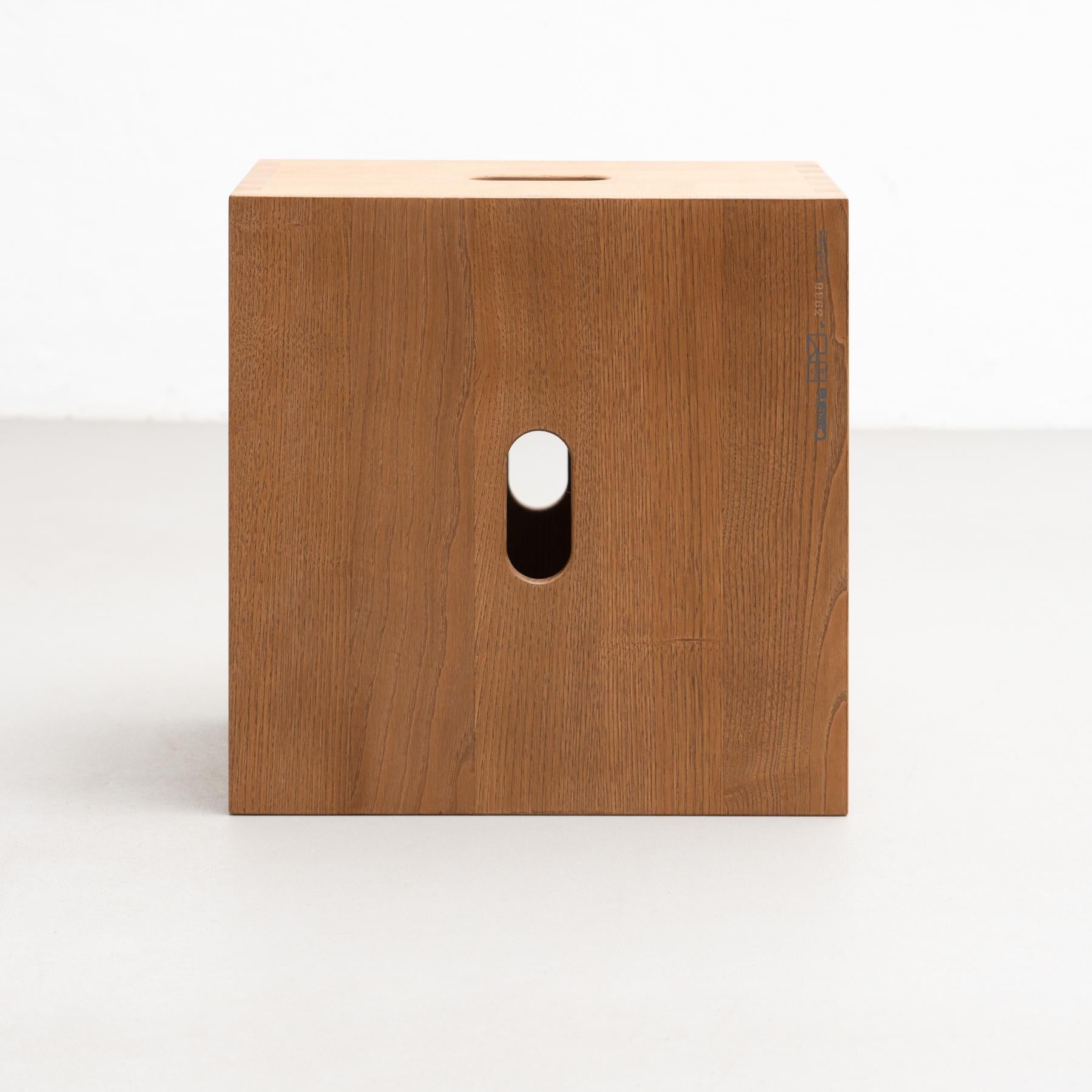 Le Corbusier LC14 Cabanon Wood Stool by Cassina 5