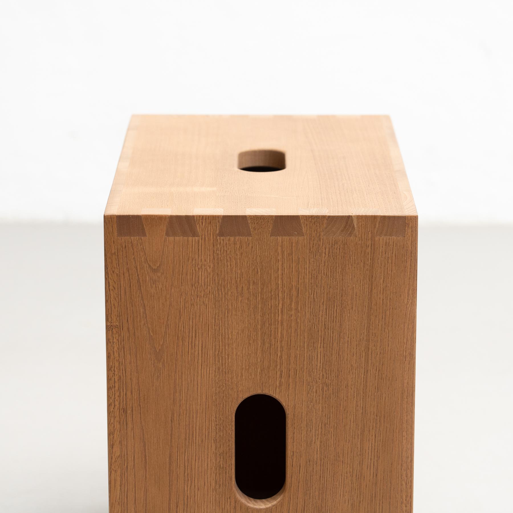 Le Corbusier LC14 Tabouret Cabanon Taburete De Madera Para  Cassina en venta 7