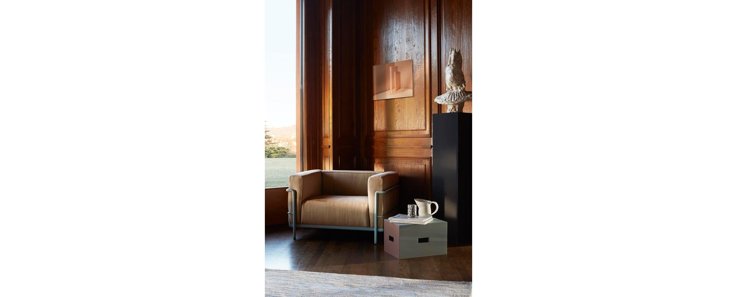 Le Corbusier LC14 Tabouret Nantes Rezè Taburete De Madera Para Cassina en venta 5