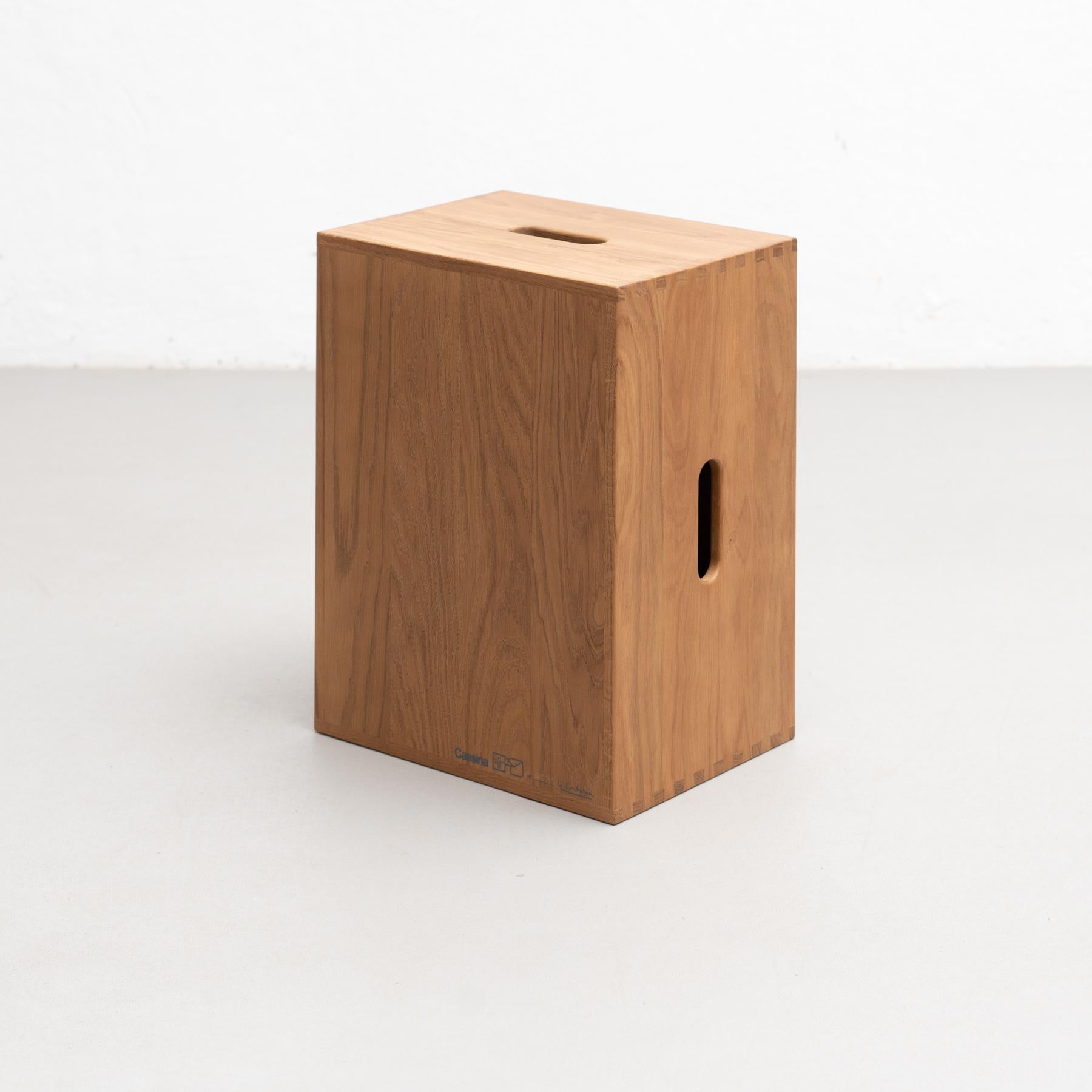 Le Corbusier LC1402 Taburete de madera de Cassina en venta 3