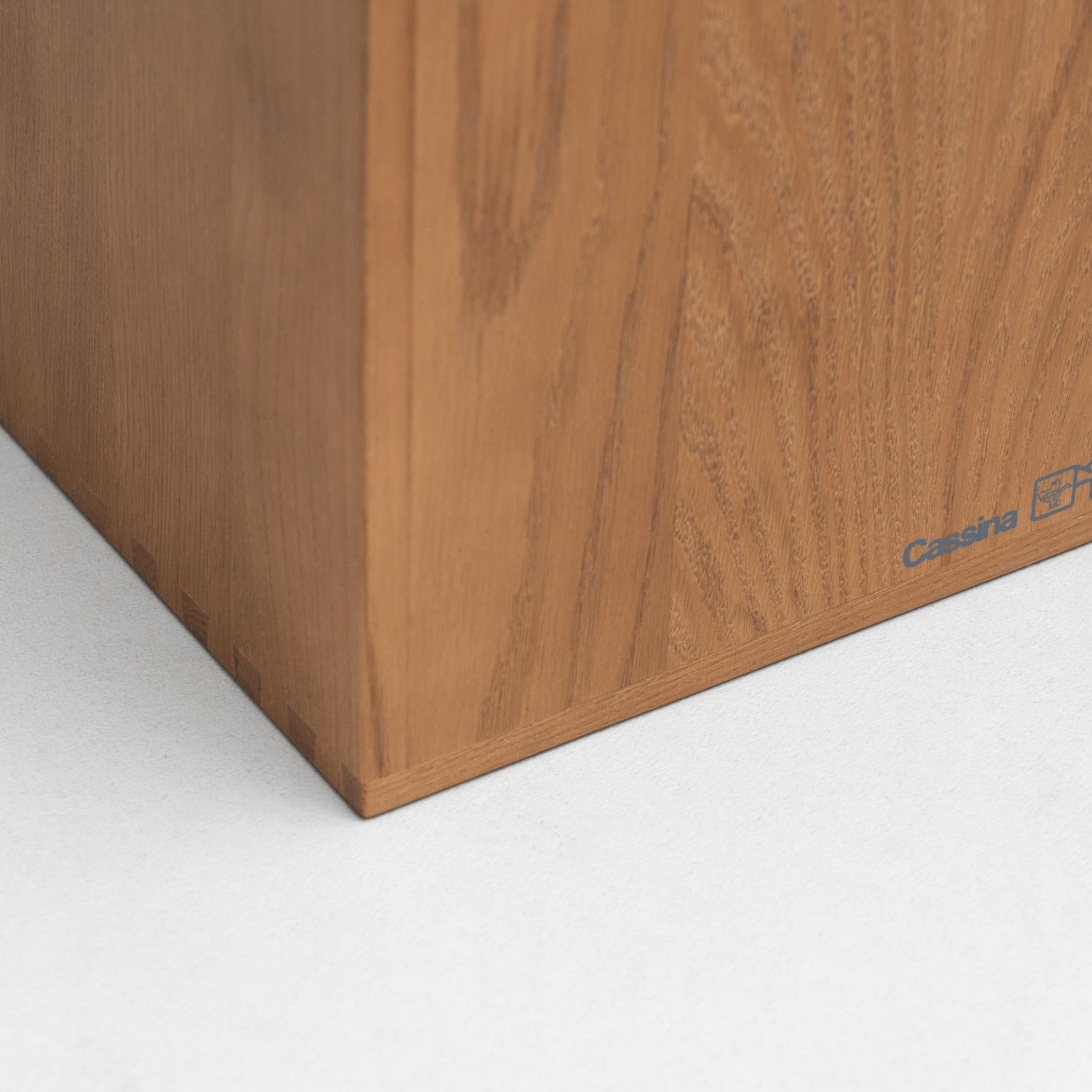 Le Corbusier LC1402 Taburete de madera de Cassina Moderno de mediados de siglo en venta