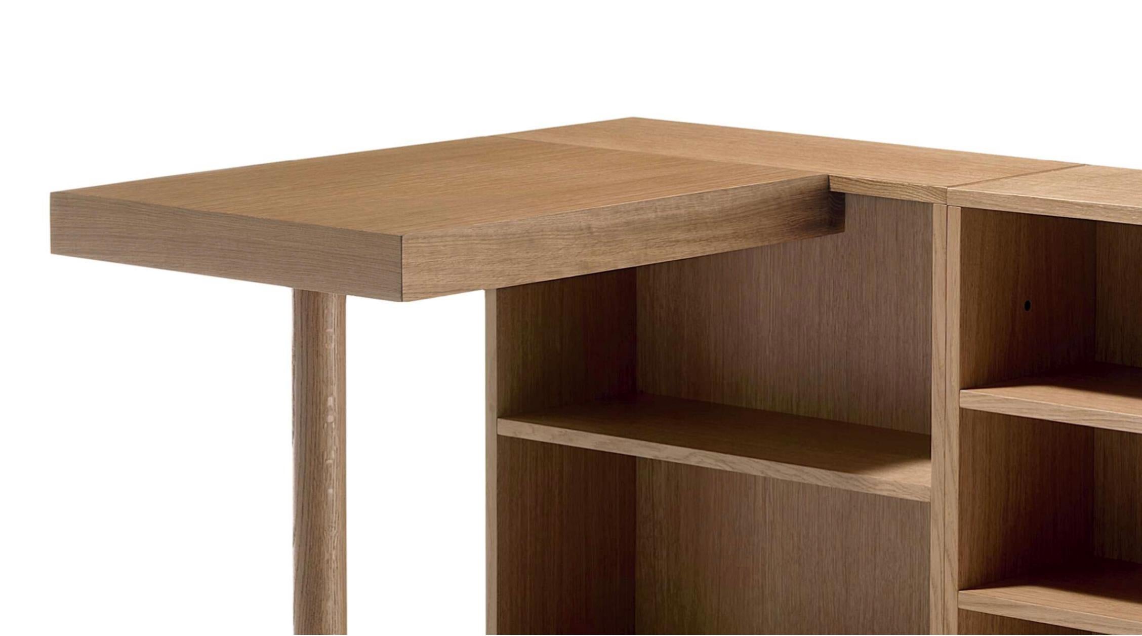 Mid-Century Modern Le Corbusier LC16 Table de Travail For Cassina For Sale