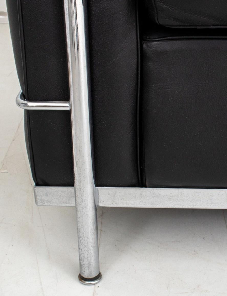 Le Corbusier LC2 3 Seat Sofa, Cassina 2