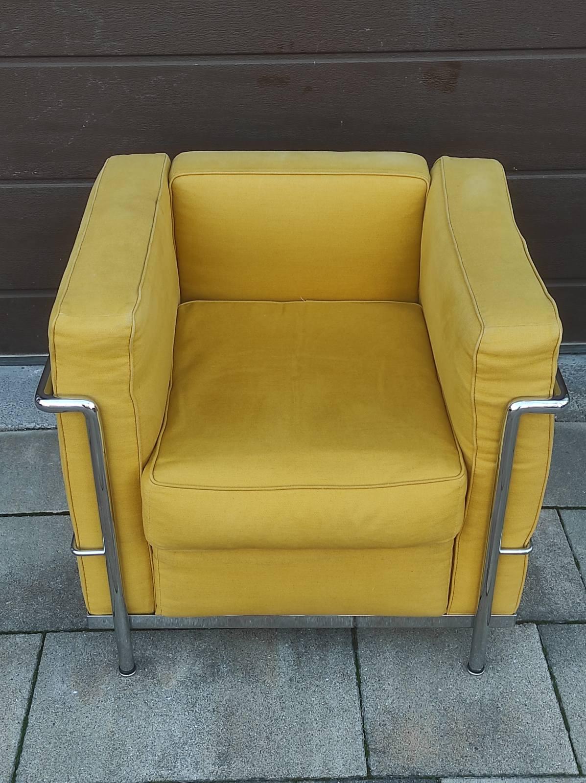 Le Corbusier LC2 Longue Chair Italy 1980s For Sale 1