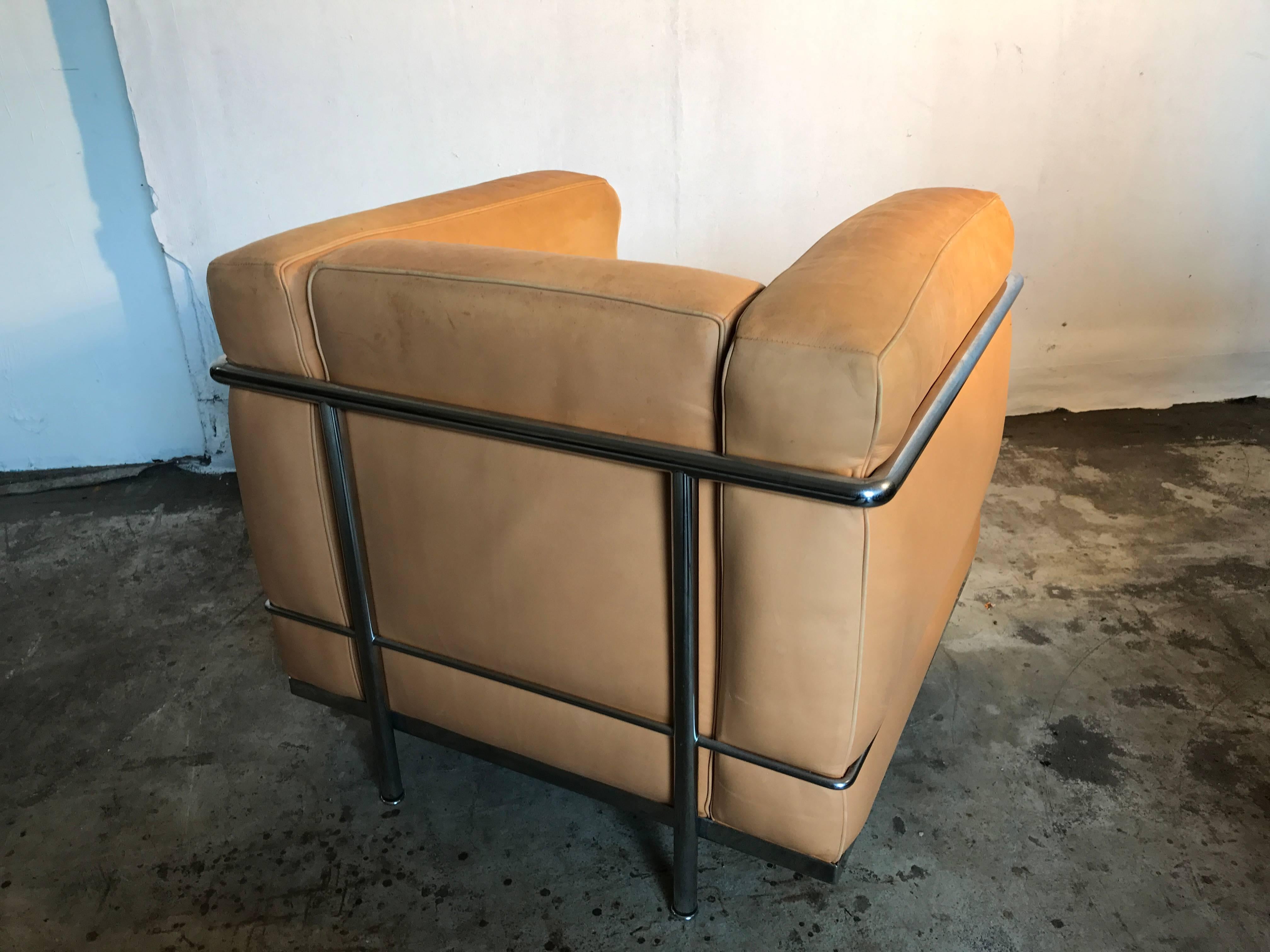 Early 20th Century Le Corbusier LC2 Lounge Chairs